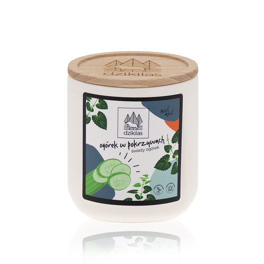 Ogórek w pokrzywach M - średnia świeca rzepakowa