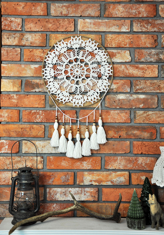 Koronkowy łapacz snów