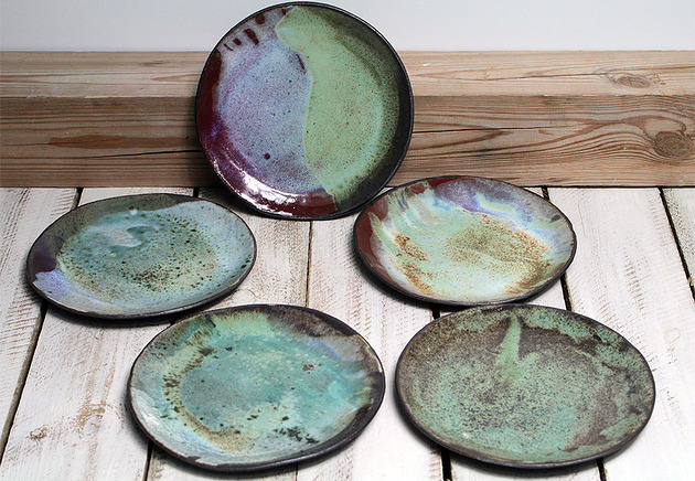 Coco - komplet 5 talerzyków