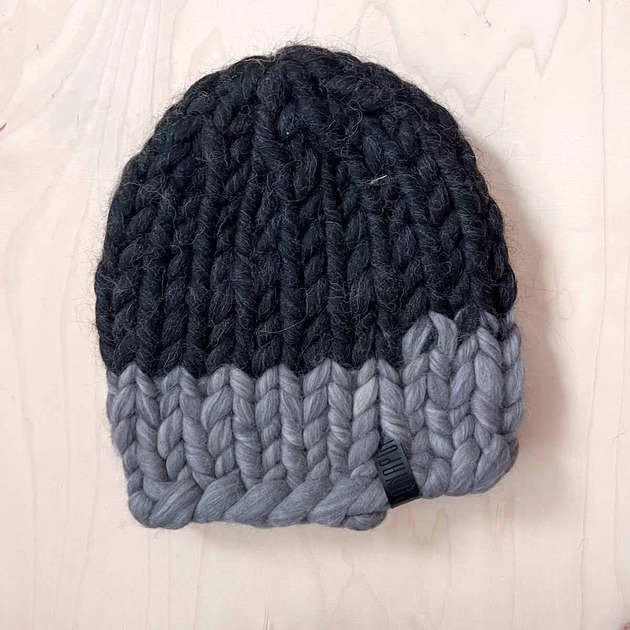 100% merino czapka neon