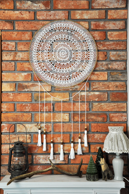 Koronkowy łapacz snów