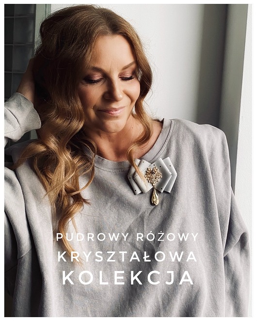Kryształowa Kolekcja Brosza z kryształami