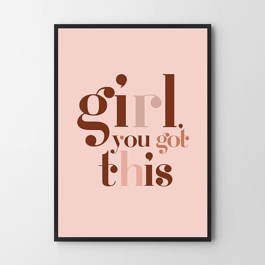 Plakat Girl power