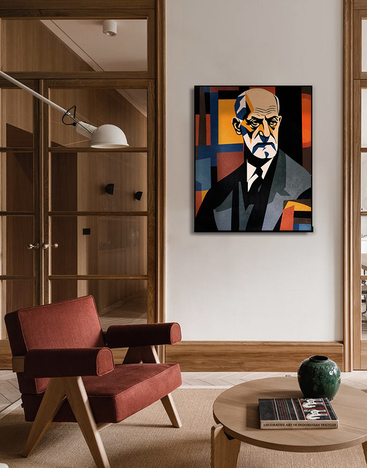 Zygmunt Freud - dekoracja ścienna