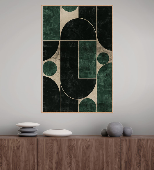 Geometria natury - Plakat, druk - Minimalizm, Boho, Loft #8