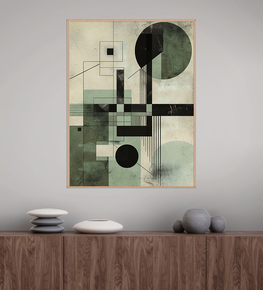 Geometria natury - Plakat, druk - Minimalizm, Boho, Loft #29