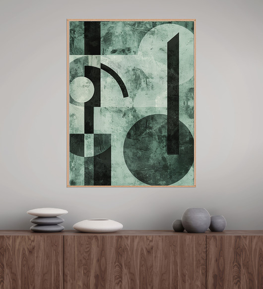 Geometria natury - Plakat, druk - Minimalizm, Boho, Loft #31