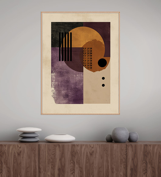 Geometria natury - Plakat, druk - Minimalizm, Boho, Loft #47