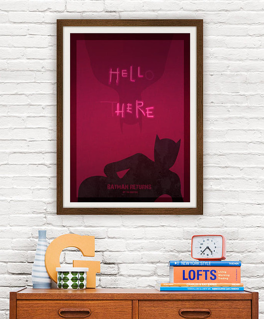 Batmna Returns - plakat 50x70 cm fine art