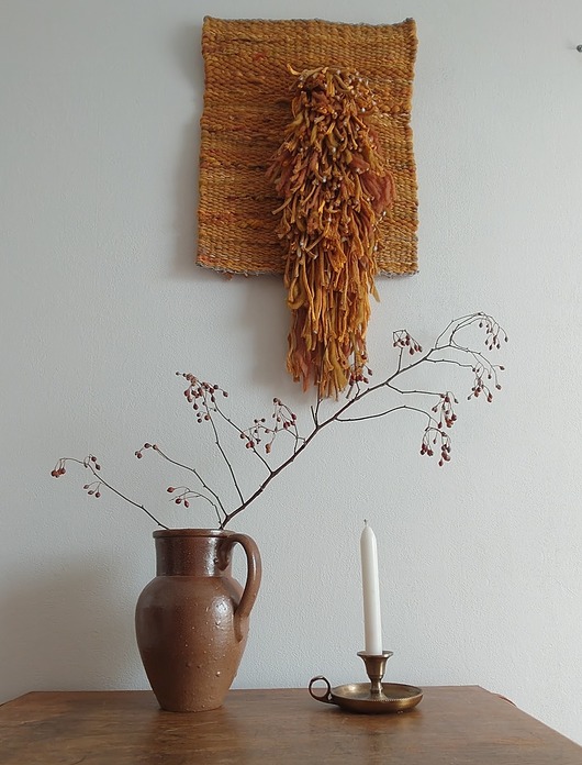 Tkana dekoracja ścienna, makatka