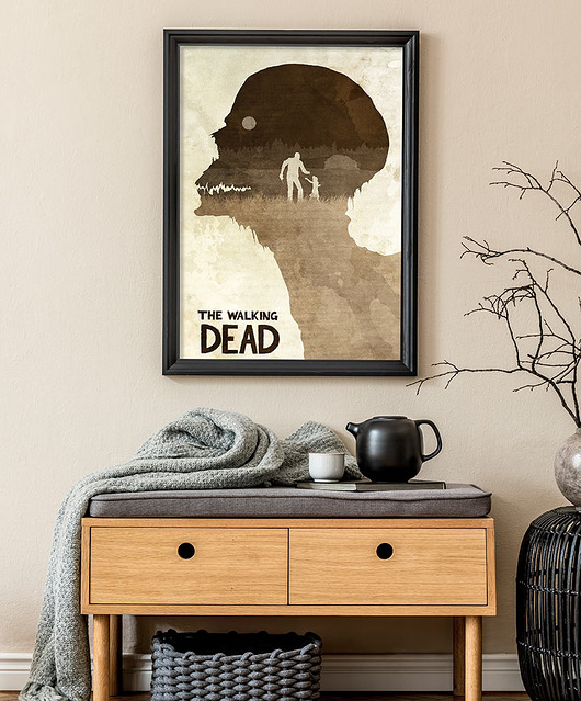 Żywe Trupy - The Walking Dead - plakat fine art