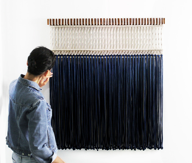 Makrama SERENE navy blue