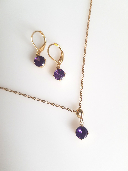 Komplet Purple Charming