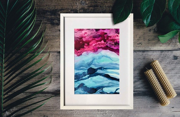 Obraz pink sea