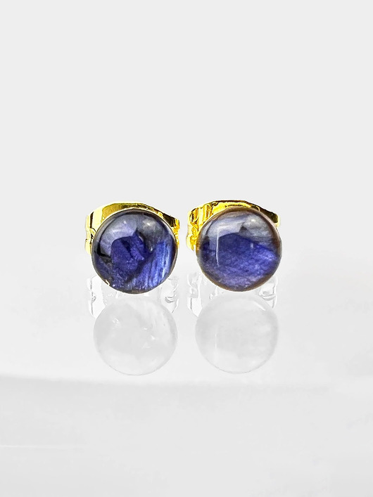 Aster WRZESIEŃ kolczyki sztyfty