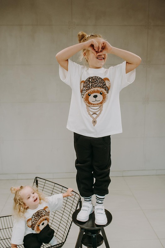 T-shirt oversize Elliott Teddy cream