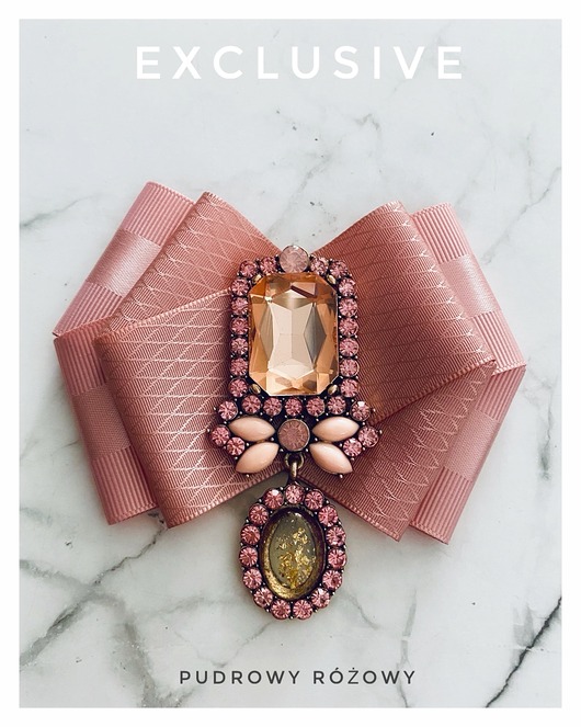 Brosza z Ogromnym kryształem Exclusive NEW