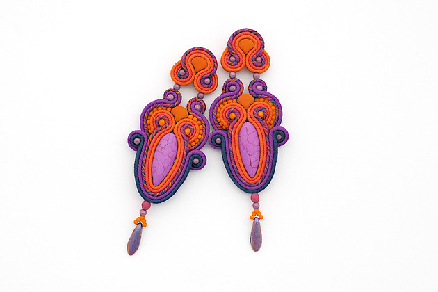 Jesienne boho kolczyki 4