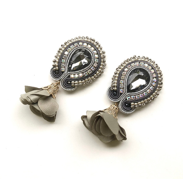 Sutaszowe kolczyki AVEIRO