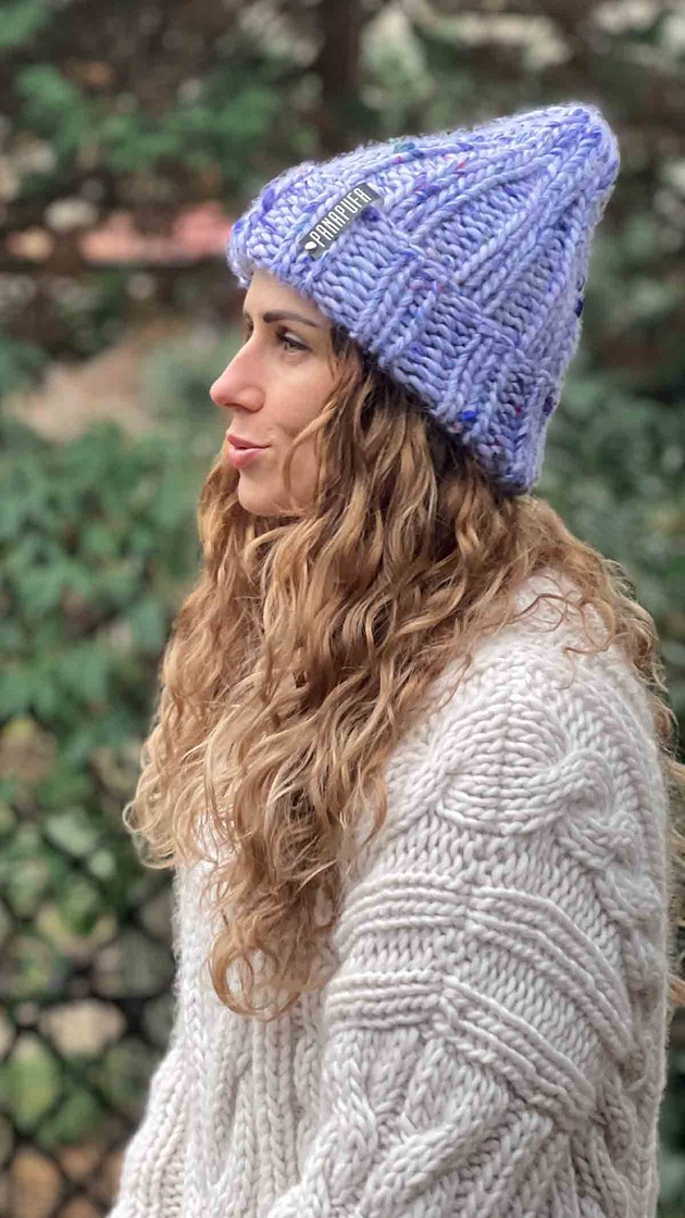 Jedwab merino czapka