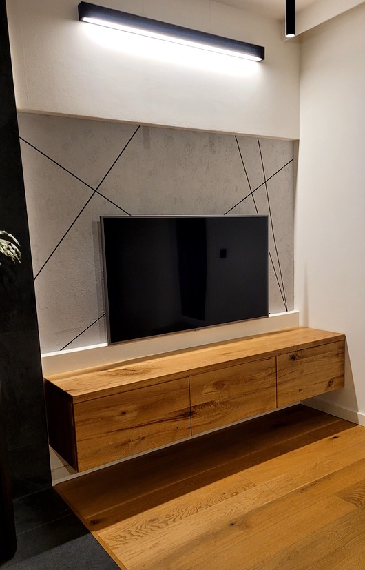 Wisząca szafka RTV Szafka RTV bez nóg Szafka drewniana