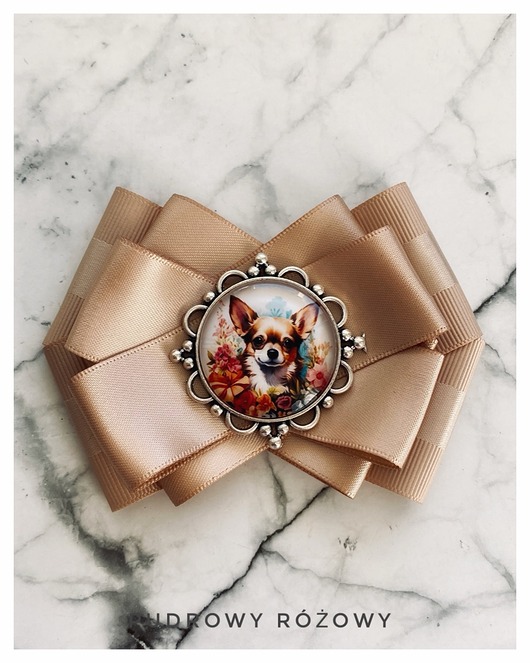 Brosze z Pieskiem rasy Chihuahua Nowość