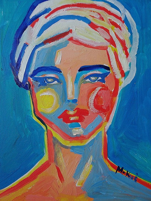 Portret kobiety obraz olejny do salonu