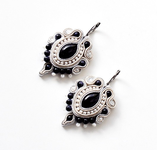 Sutaszowe kolczyki MALAGA