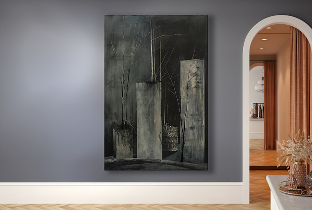 Monument - Obraz na płótnie - Druk Blejtrama, Brutalizm, Abstrakcja #44