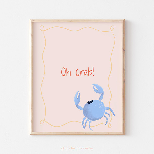Plakat Oh Crab!