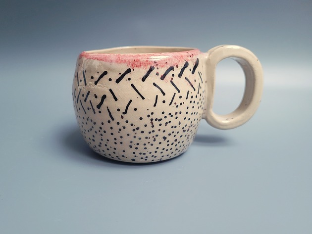 Kubek w kropki 150 ml