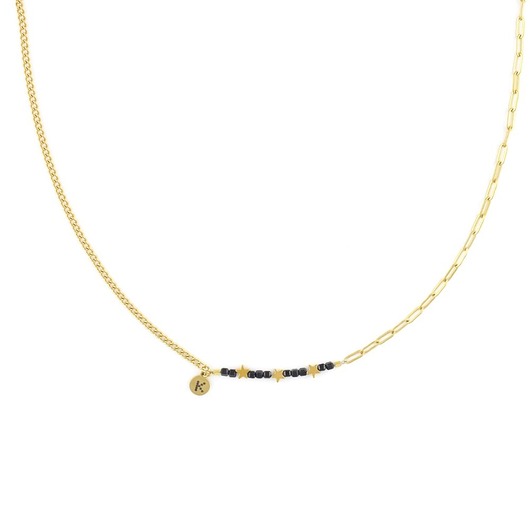 Baby Bestseller! Naszyjnik z gwiazdkami - czarny Spinel