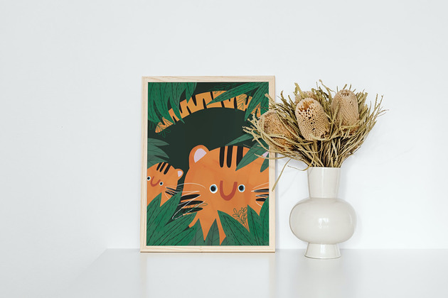 Plakat tygrysy