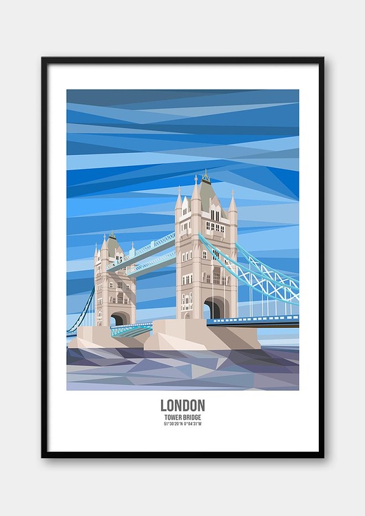 Plakat London - z serii CITY