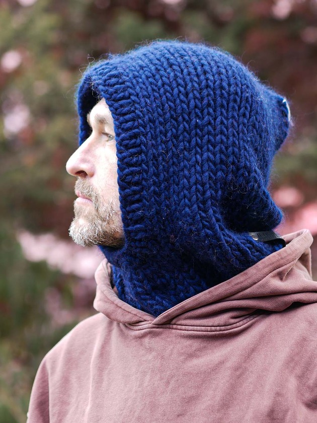 100% MERINO balaclava kapturek