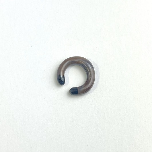 Szklana nausznica Pixie mocha mousse