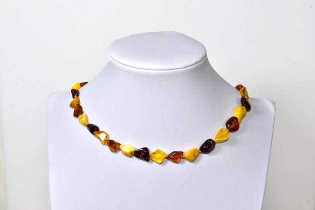 Naszyjnik Korale Bursztyn Kamień naturalny