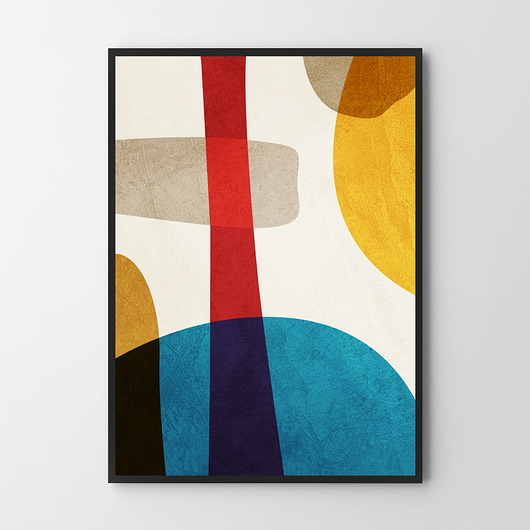 Plakat Geometryczna Abstrakcja v1