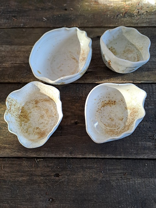 Ocean Muszle / 4 miseczki do serwowania