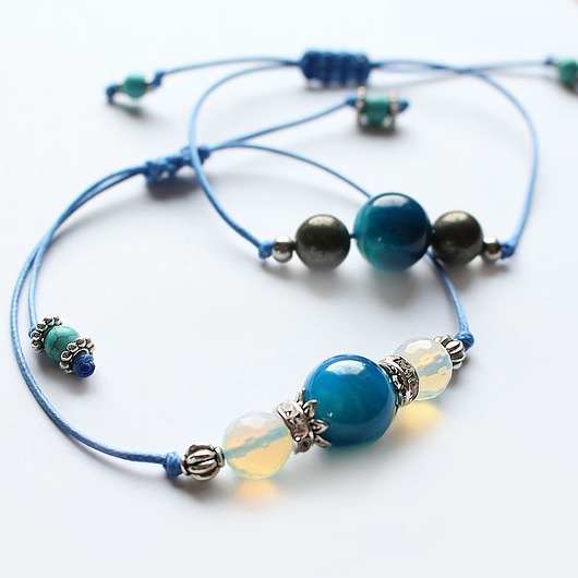 Komunikacja -Ona i On - komplet bransoletek