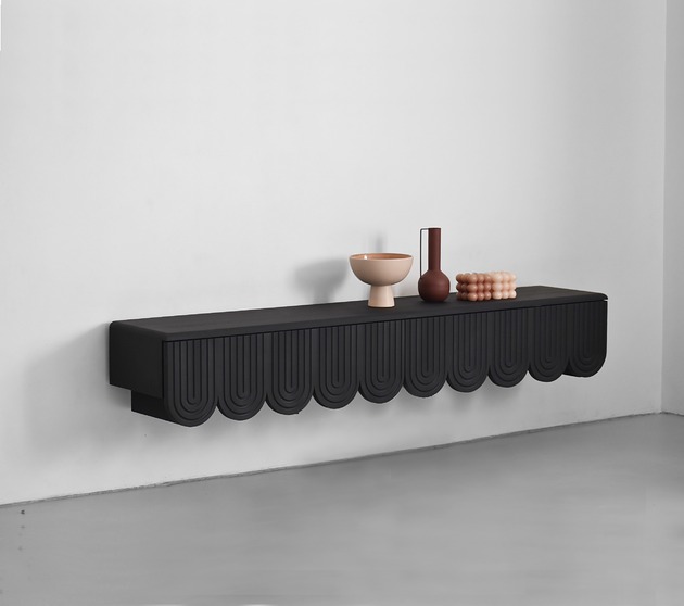 FREZO - szafka RTV, dębowa szafka pod telewizor