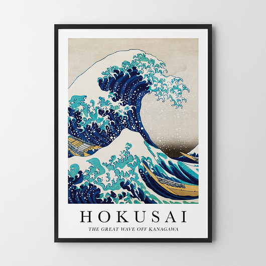Plakat Hokusai The great Wave