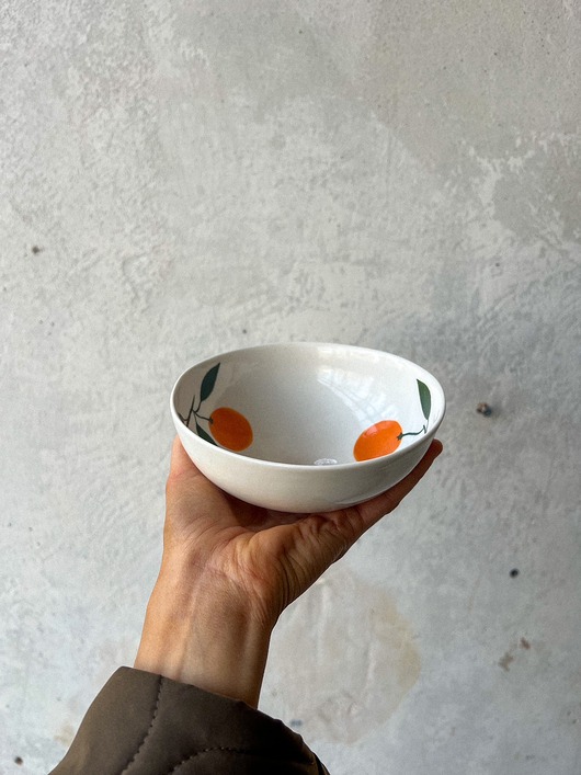 Misa porcelanowa z pomarańczami mała LA LUZ