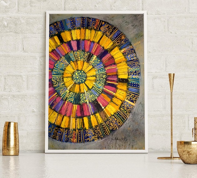 Mandala 27 - rysunek B2 unikat