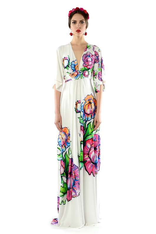 Magdalena Maxi Flower - sukienka
