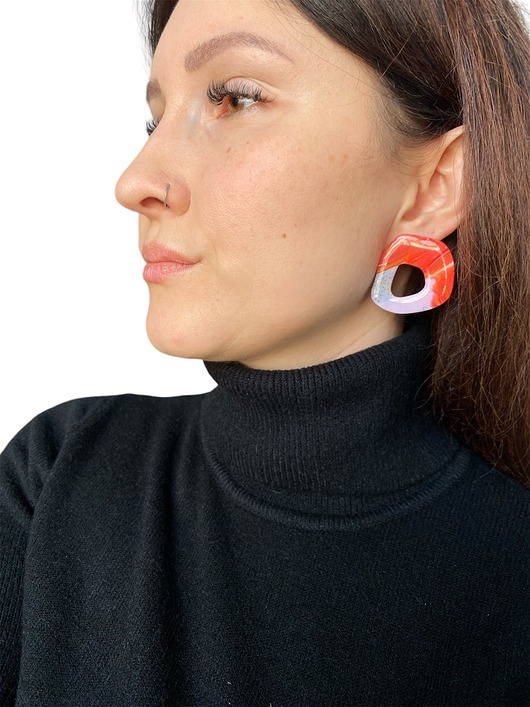 Kolczyki sztyfty duże ALE 43