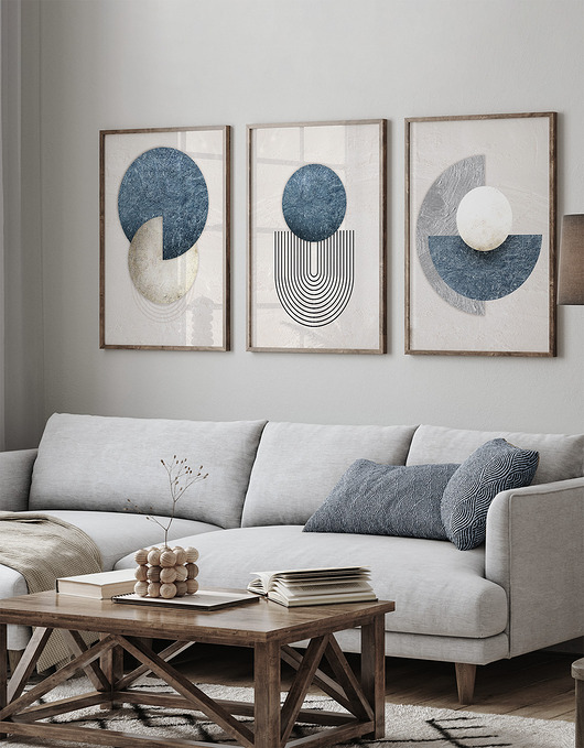 Zestaw plakatów - Abstrakcja geometryczna (set178)
