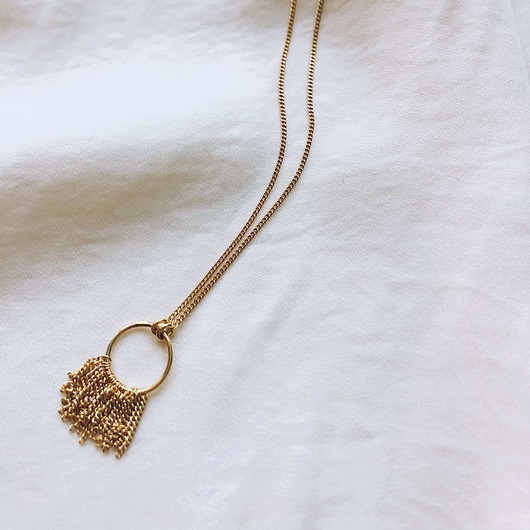 Dreamcatcher gold Necklace