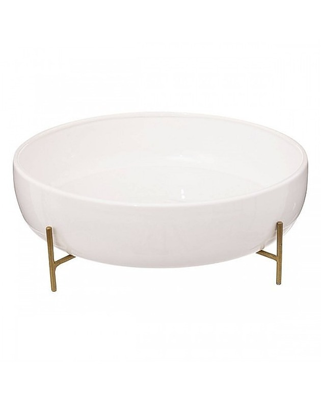 Misa Ceramiczna na Złotych Nóżkach 30 cm