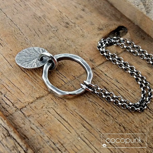 Naszyjnik z zawieszką - srebro 925, codzienny.